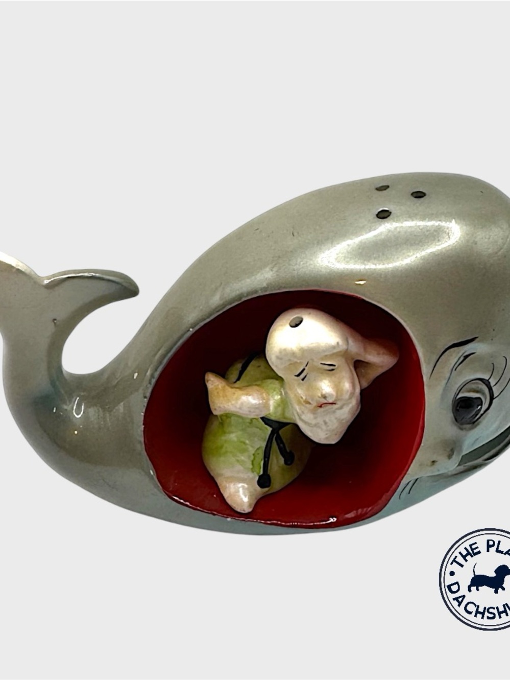 Vintage Enesco Jonah and the Whale Shakers